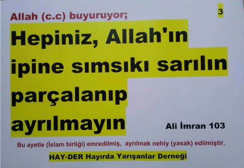 ALLAH’IN EMİRİNDE BİRLEŞMEK